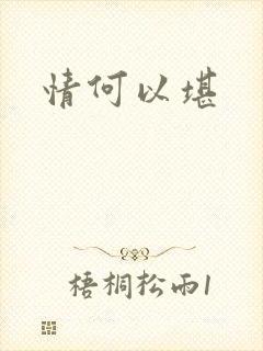 情何以堪封面