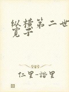纵横第二世界 宽子