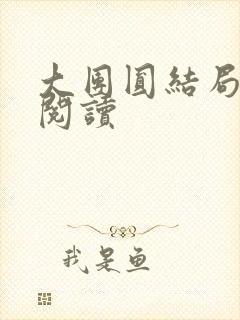 大团圆结局全文阅读封面