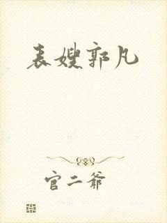 表嫂郭凡封面