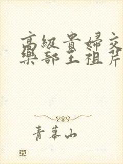 高级贵妇交换俱乐部王祖芹