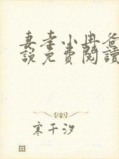 妻孝小冉爸爸小说免费阅读