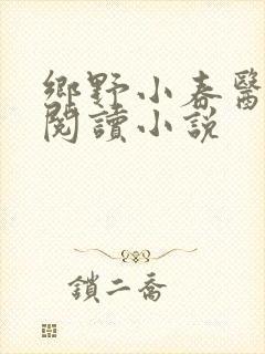 乡野小春医免费阅读小说封面