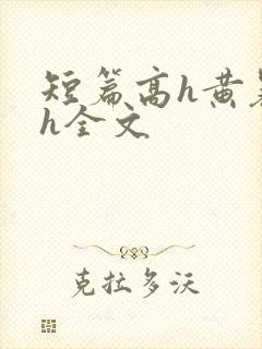 短篇高h黄暴辣h全文封面