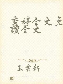秀婷全文免费阅读全文封面