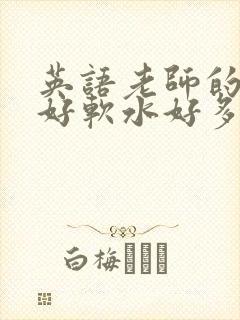 英语老师的兔子好软水好多