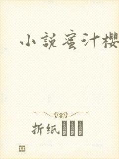 小说蜜汁樱桃封面