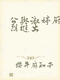 公与淑婷厨房猛烈进出封面