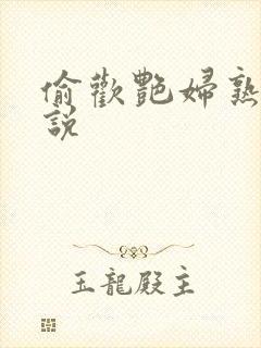 偷欢艳妇熟女小说封面