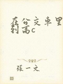 在公交车里c弄到高c封面
