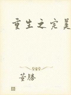 重生之完美一生封面