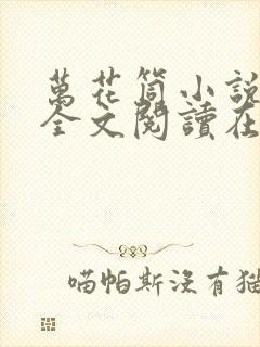 万花筒小说免费全文阅读在线