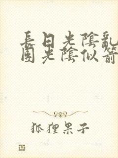 长日光阴乱作一团光阴似箭笔渺