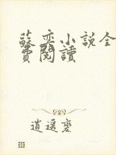 苏奕小说全文免费阅读