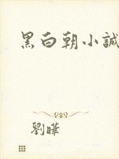 黑白朝小诚