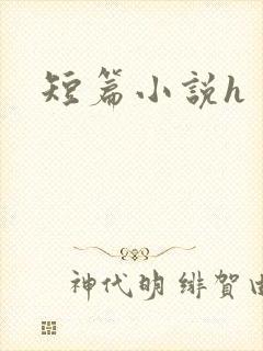 短篇小说h封面