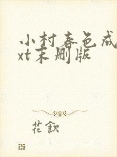 小村春色成刚txt末删版