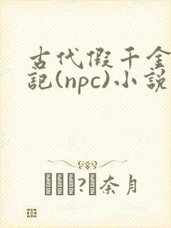 古代假千金挨日记(npc)小说封面