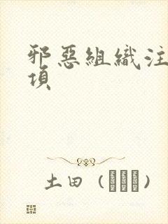 邪恶组织注意事项