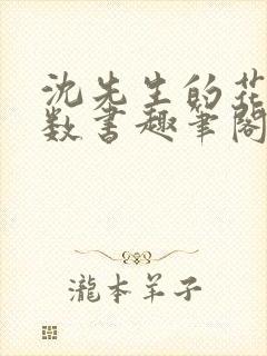 沈先生的花式调数书趣笔阁