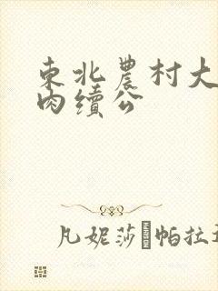 东北农村大炕乱肉续公封面