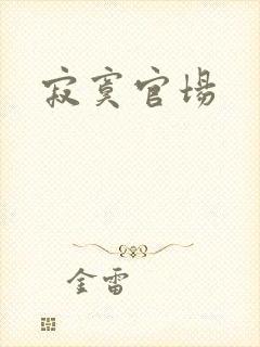 寂寞官场