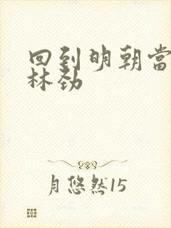 回到明朝当王爷林劲