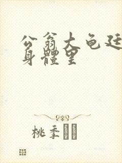 公翁大龟廷进我身体里
