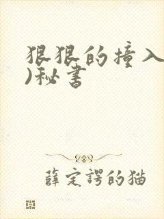 狠狠的撞入(h)秘书封面