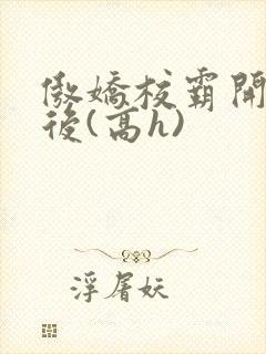 傲娇校霸开荤以后(高h)