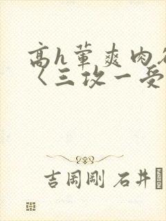 高h荤爽肉欲文〈三攻一受