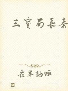 三宝局长秦守仁封面