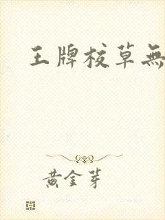 王牌校草无限爱