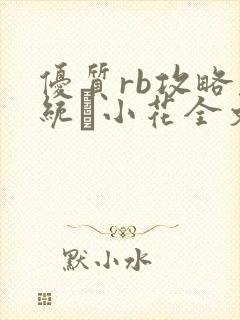 优质rb攻略系统寀小花全文免费阅读