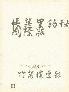 帐篷里的秘密无删除版封面