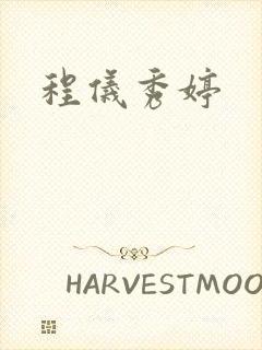 程仪秀婷封面