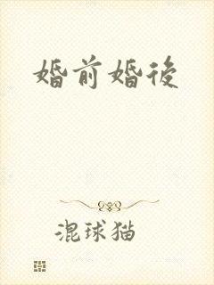 婚前婚后封面