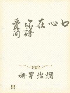 爱你在心口难开简谱封面