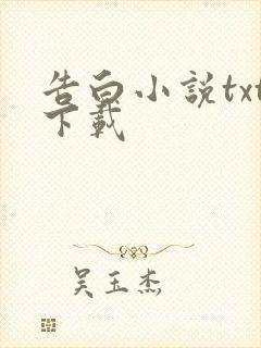 告白小说txt下载