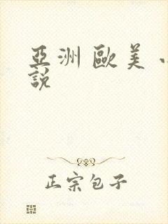 亚洲 欧美 小说
