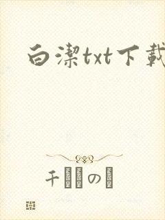 白洁txt下载封面