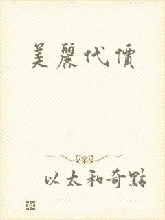 美丽代价封面