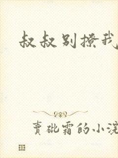 叔叔别撩我封面