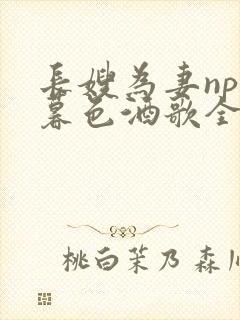长嫂为妻npn暮色酒歌全文