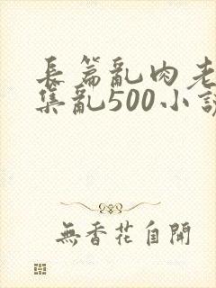 长篇乱肉老师合集乱500小说