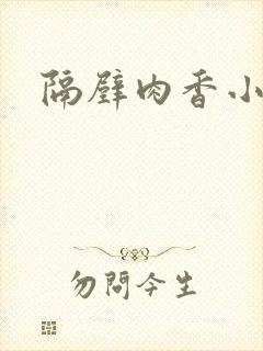 隔壁肉香小说
