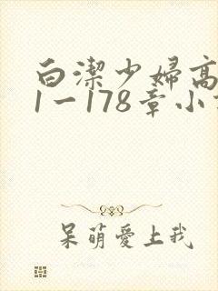 白洁少妇高义第1一178章小说