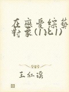 在恋爱综艺里搞对象(1比1)封面