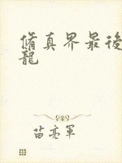 修真界最后一条龙
