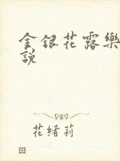金银花露乐可小说封面